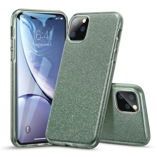 Husa iPhone 11 Pro Esr Makeup Serie Bling Glitter Green