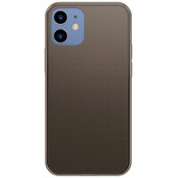 Husa iPhone 12 / 12 Pro Baseus Frosted Glass Protective Black