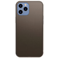Husa iPhone 12 Pro Max Baseus Frosted Glass Protective Black