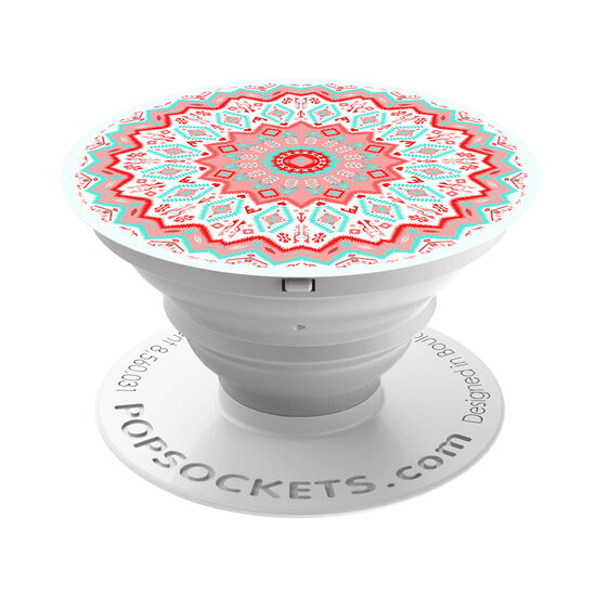 Suport Universal Popsockets Stand Adeziv Red Aztec Mandala