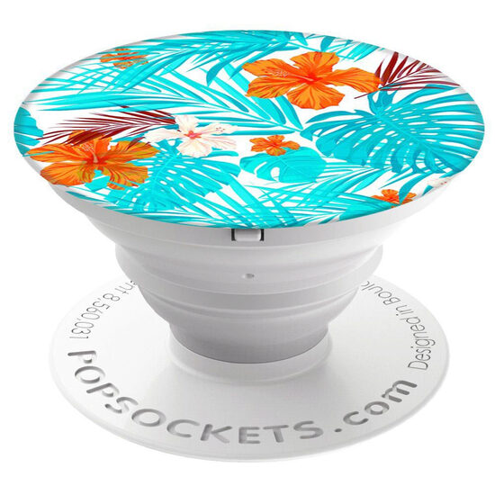 Suport Stand Adeziv Popsocket pentru telefon, Tropical Hibiscus