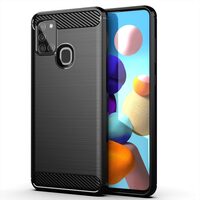 Husa Samsung Galaxy A21s Lemontti Carbon Negru