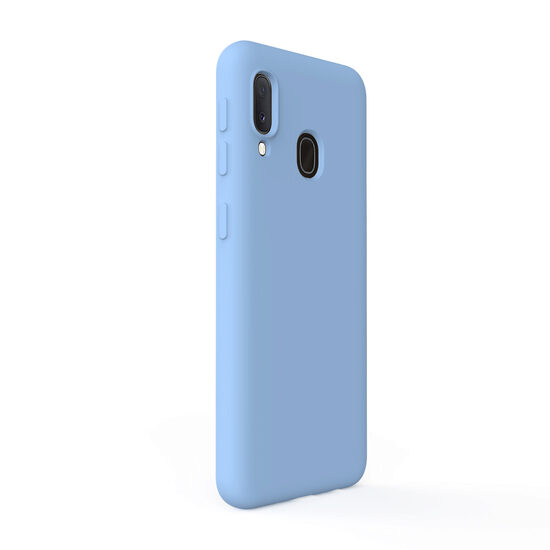 Husa Samsung Galaxy A20e Lemontti Silicon Soft Slim Light Blue