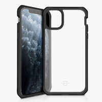 Husa iPhone 11 Pro Max IT Skins Hybrid Solid Pink & Transparent (antishock)