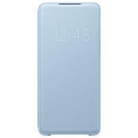 Husa Originala Samsung Galaxy S20 Plus Book Led View Sky Blue