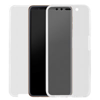 Husa Samsung Galaxy A7 (2018) Lemontti Silicon Full Cover 360 Transparent