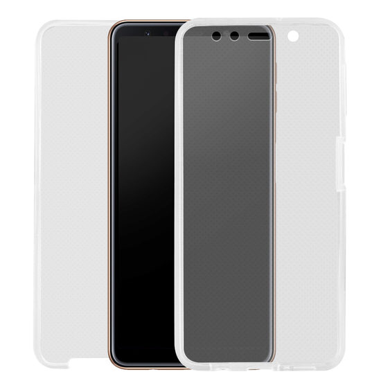 Husa Samsung Galaxy A7 (2018) Lemontti Silicon Full Cover 360 Transparent