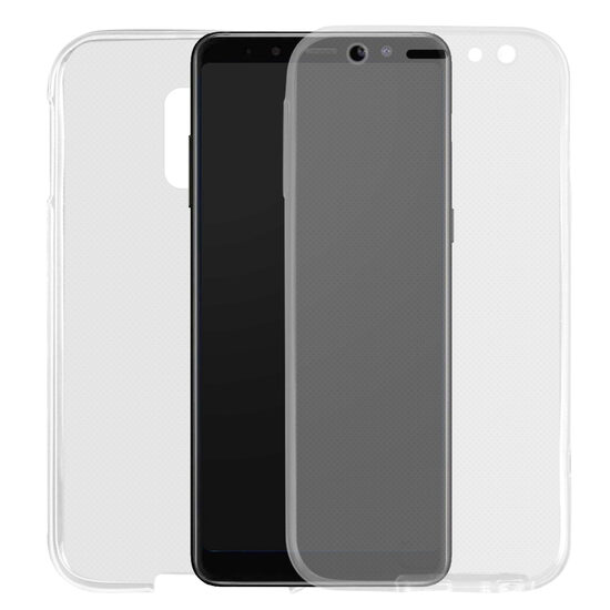 Husa Samsung Galaxy A6 Plus (2018) Lemontti Silicon Full Cover 360 Transparent