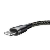 Cablu USB la Lightning Baseus Cafule Series Gray & Black