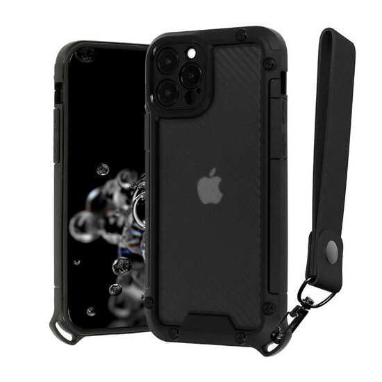 Husa iPhone 12 /12 Pro Lemontti Tel Protect Shield Black
