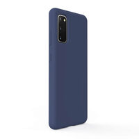 Husa Samsung Galaxy S20 Lemontti Liquid Silicon Dark Blue