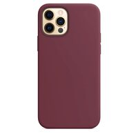 Husa iPhone 12 / 12 Pro Lemontti Liquid Silicon MagSafe  Wine