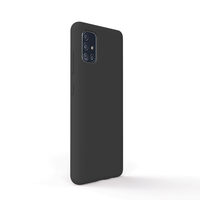 Husa Samsung Galaxy A51 4G Lemontti Liquid Silicon Black
