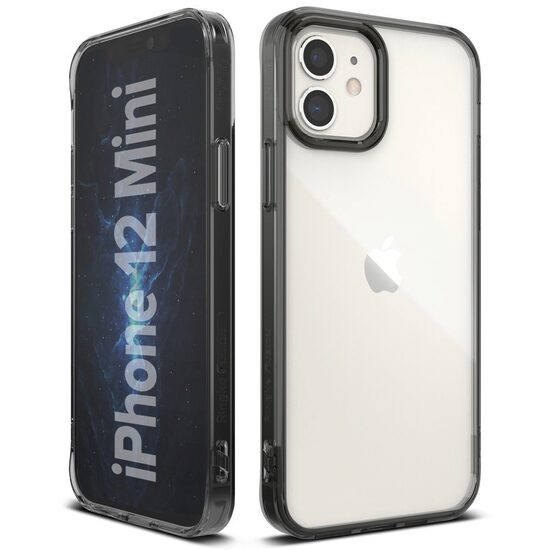 Husa TPU Bumper iPhone 12 Mini Ringke Fusion PC Gri