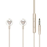 Casti Jack 3.5mm Disney Mickey Head Contour Gold