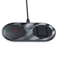 Incarcator Wireless Baseus Simple 2 in 1 24W Turbo Edition Black