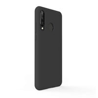 Husa Huawei P30 Lite Lemontti Liquid Silicon Black
