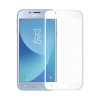 Folie Samsung Galaxy J5 (2017) Meleovo Sticla Full Cover White