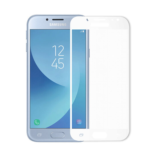 Folie Samsung Galaxy J5 (2017) Meleovo Sticla Full Cover White