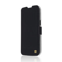 Husa LG K4 Just Must Book Slim Negru (silicon in interior)