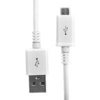 Cablu USB MicroUSB Procell Alb