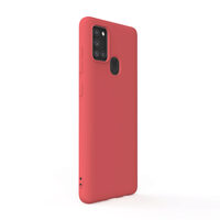 Husa Samsung Galaxy A21s Lemontti Silicon Soft Slim Santa Red