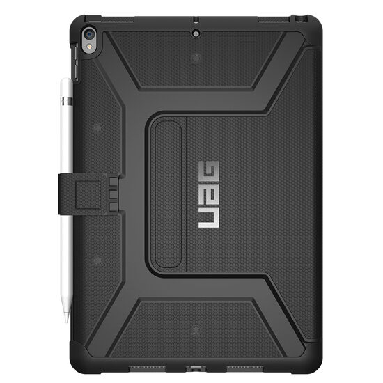 UAG Husa Book Metropolis Series iPad 10.2 inch(7th, 8th Gen, 9th Gen) Black (military drop tested, stand)