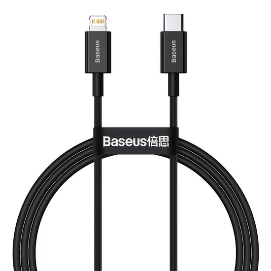 Cablu Type-C la Lightning PD Baseus Superior Series Black