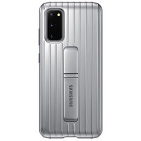 Husa Originala Samsung Galaxy S20 Protective Standing Silver