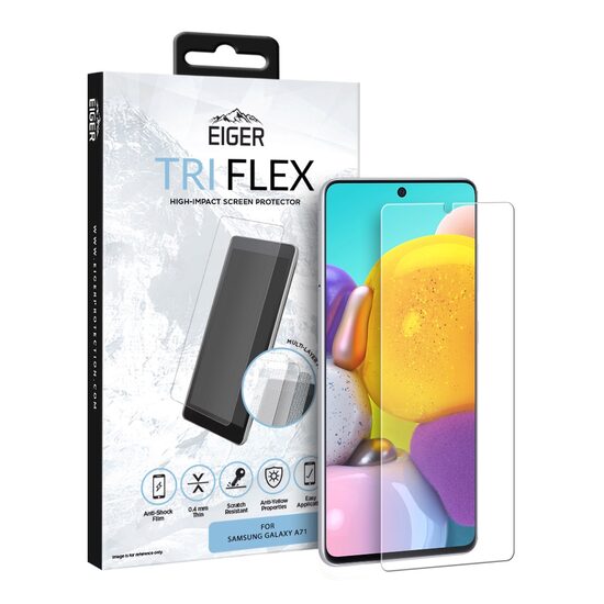 Folie Samsung Galaxy A71 Eiger Clear Tri Flex