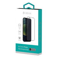 Folie iPhone 13 Pro Max Devia Sticla Van Privacy Full Black
