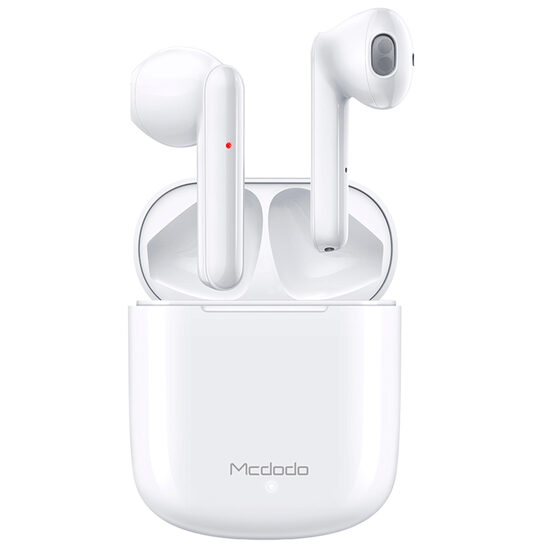 Casti Bluetooth True Wireless Mcdodo Teana Series TWS cu Carcasa Incarcare White