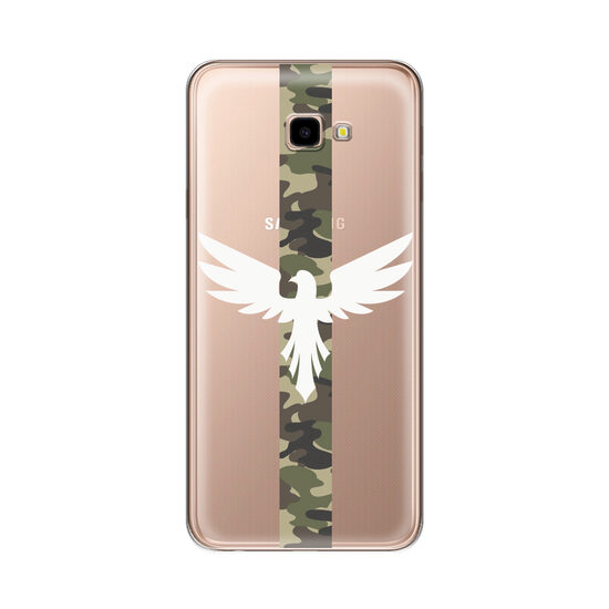 Husa Samsung Galaxy J4 Plus Lemontti Silicon Art Army Eagle
