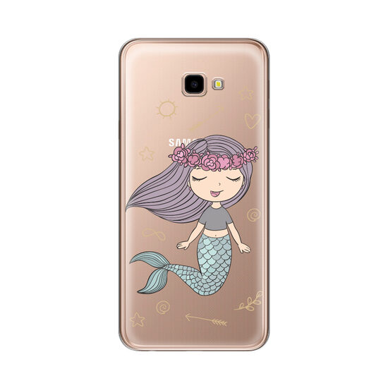 Husa Samsung Galaxy J4 Plus Lemontti Silicon Art Little Mermaid