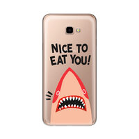 Husa Samsung Galaxy J4 Plus Lemontti Silicon Art Nice To Eat You