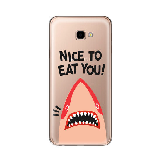 Husa Samsung Galaxy J4 Plus Lemontti Silicon Art Nice To Eat You