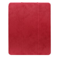 Husa iPad Pro 11 inch Comma Leather Case Red (pencil slot)