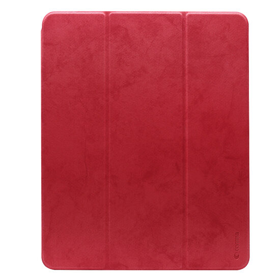 Husa iPad Pro 11 inch Comma Leather Case Red (pencil slot)