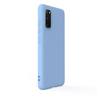 Husa Samsung Galaxy S20 Lemontti Silicon Soft Slim Light Blue