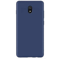 Husa Xiaomi Redmi 8A Lemontti Silicon Silky Albastru Inchis