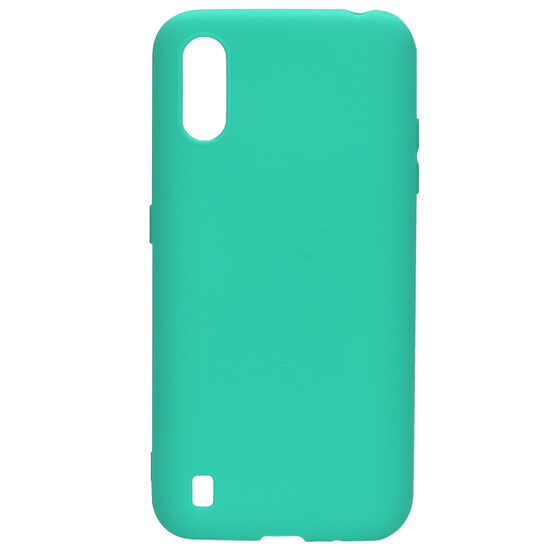 Husa Samsung Galaxy A01 Lemontti Silicon Silky Turcoaz
