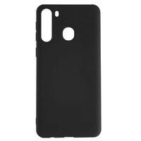 Husa Samsung Galaxy A21 Lemontti Silicon Silky Negru