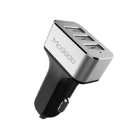 Incarcator Auto 5.2A Mcdodo Triplu USB Grey (5.2A max total, 2.4 max per port)