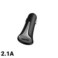 Incarcator Auto 2.1A Mcdodo USB Black Mask White