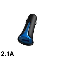 Incarcator Auto 2.1A Mcdodo USB Black Mask Blue