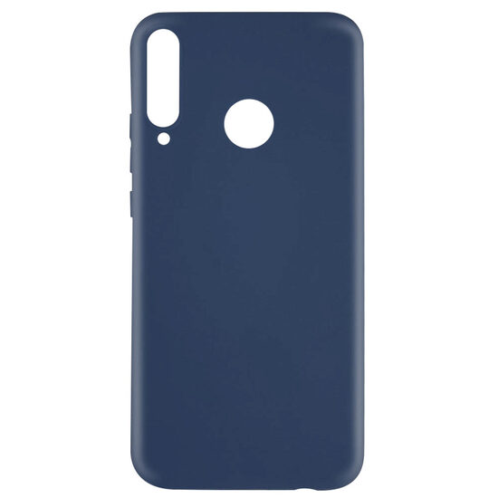 Husa Huawei P40 Lite E Lemontti Silicon Silky Albastru Inchis