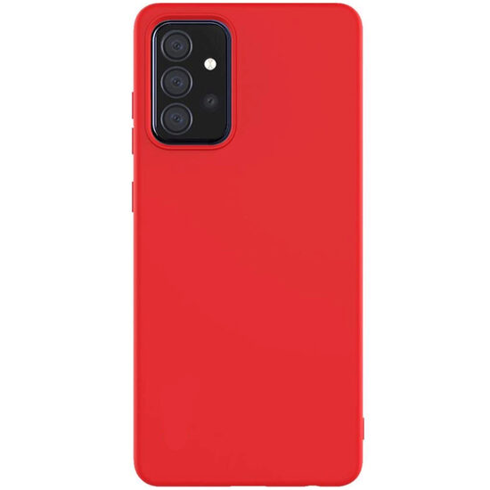 Husa Samsung Galaxy A72 4G / A72 5G Lemontti Silicon Silky Rosu