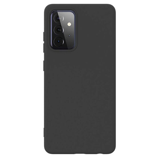 Husa Samsung Galaxy A72 4G / A72 5G Lemontti Silicon Silky Negru