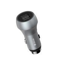Incarcator Auto Qualcomm 3.0 3A Devia Hammer Dual USB Space Gray
