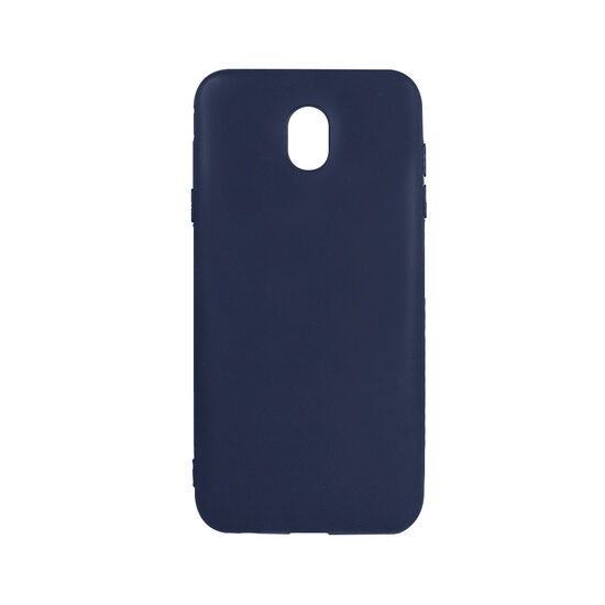 Husa Samsung Galaxy J7 (2018) Lemontti Silicon Silky Albastru Inchis